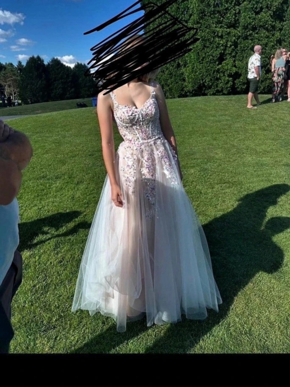 Pink Prom Gown Like New